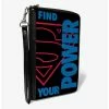 Flash Sale ✔️ DC Comics Superman Shield Find Your Power Zip Around Wallet 😀