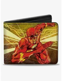 Top 10 🔔 DC Comics The Flash Rebirth Running Action Pose Rays Bifold Wallet ✔️