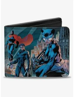 Discount ⭐ DC Comics Batman Issue 619 Hush 9 Character Gotham City Skyline Cover Bifold Wallet 😉