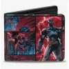 Deals 🛒 DC Comics Batman Urban Legends Scene Blocks Rainy Sky Bifold Wallet 🎁