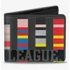 Buy 👏 DC Comics Justice League 1 Bit Superheroes Bifold Wallet 💯