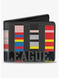 Buy 👏 DC Comics Justice League 1 Bit Superheroes Bifold Wallet 💯