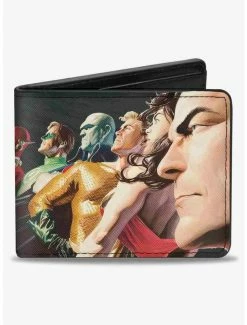Best Sale 🤩 DC Comics Justice League Justice 1 7 Superhero Variant Cover Pose Bifold Wallet ✔️