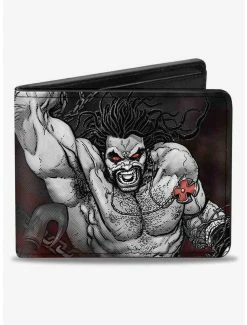 Coupon 🔔 DC Comics Lobo Action Pose Justice League Forever Evil Issue 23.2 Cover Bifold Wallet 🔥
