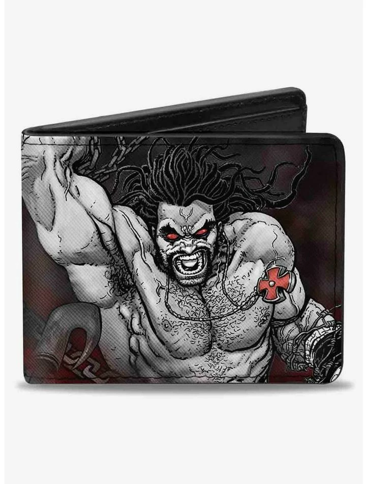 Coupon 🔔 DC Comics Lobo Action Pose Justice League Forever Evil Issue 23.2 Cover Bifold Wallet 🔥