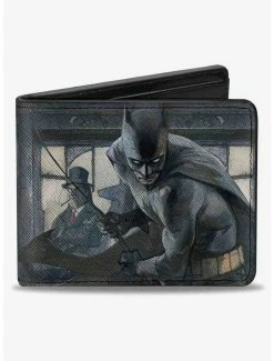Wholesale ๐ฏ DC Comics The Dark Knight Annual 1 Cover Mad Hatter Scarecrow Penguin Bifold Wallet ๐