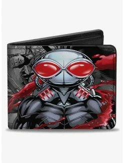 Discount 👏 DC Comics Manta Pose Aquaman Issue 23.1 Cover Scene Bifold Wallet 🔥