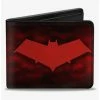 Best Pirce 🔥 DC Comics Hood Logo Monogram Fade Bifold Wallet 😉