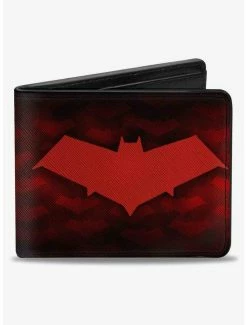 Best Pirce 🔥 DC Comics Hood Logo Monogram Fade Bifold Wallet 😉