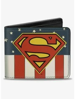 Coupon ✔️ DC Comics Superman Shield Americana Bifold Wallet 😉