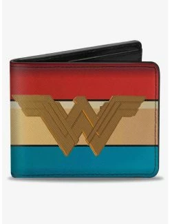 Outlet ๐ DC Comics Wonder ๐ฉ Woman 2017 Icon Stripe Bifold Wallet โ๏ธ