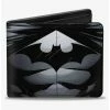 Deals 🎉 DC Comics The New 52 Batman Chest Logo Bifold Wallet 👏
