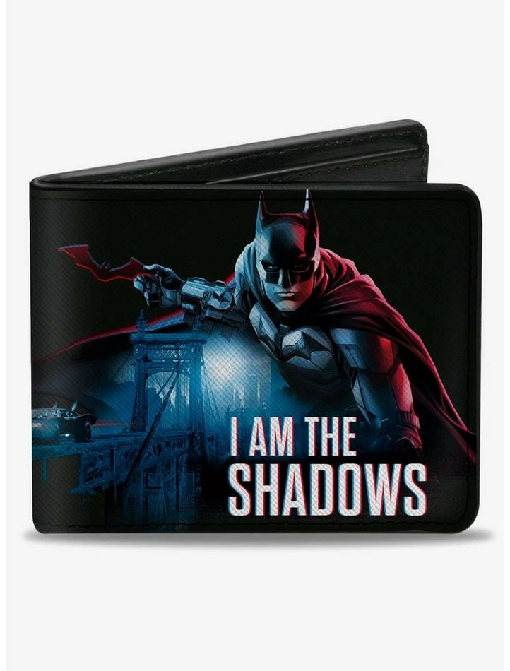 Coupon ๐ฅ DC Comics The Batman I Am In The Shadows Pose And Bridge Scene Bifold Wallet โค๏ธ